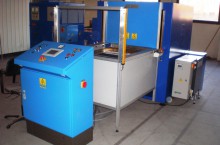 HF Schweiβmaschine 15-30kW mit automatische Etage-Schiebetischanlage