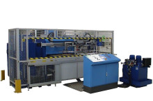 Fully automatic HF creasing machine for transparent packaging