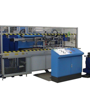 Fully automatic HF creasing machine for transparent packaging