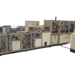 Fully automatic HF welding assembly line for bellows