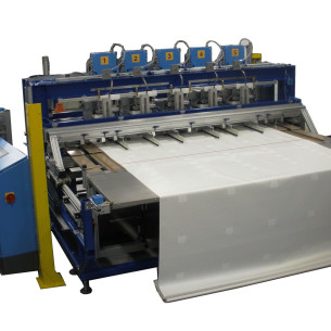 automatic HF welding line for tarpaulins